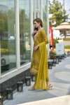 Tew Tissue With Floral Print And Embroidery Kurti With Bottom Dupatta Wholesale In India